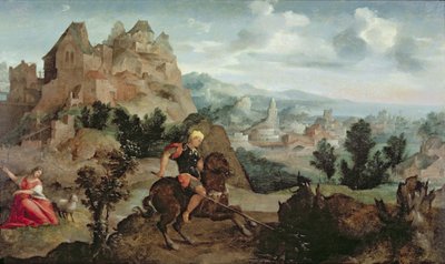 San Giorgio e il drago da Jan van Scorel